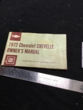 vintage 1972 Chevrolet owners, manual complete