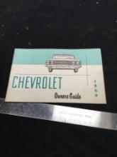 vintage 1960 Chevrolet owners, manual complete