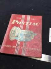 vintage 1948 through 53 Pontiac shop manual
