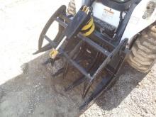 Wildcat 48" Skid Steer Root Rake Grapple