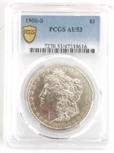 1900-S U.S. Morgan Silver Dollar PCGS AU 53