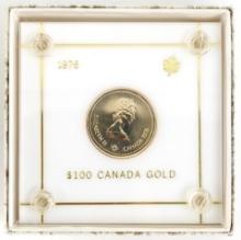 1976 Canada $100 Gold Olympic Coin