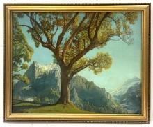 Licile Leighton Landscape Oil on Canvas Painting
