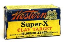 50 Western Super X Clay Target .22 Long Rifle Shot