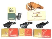 (5) Bucheimer & Colt Leather Holsters in Boxes