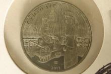 2013 KAZAKSTAN BRILLIANT UNC 50 TENGE COIN