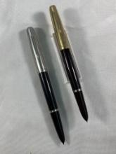 PAIR OF PARKER 51 FOUNTAIN PENS