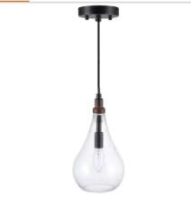 Merra 1-light farmhouse teardrop mini pendant light