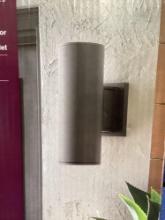Home Decorators Turrill exterior wall lantern w/ GFCI outlet