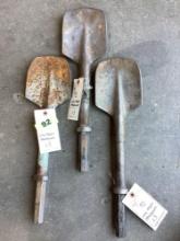 (3) Clay digger attachments