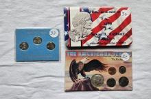 The American Presidents Coin Set & 1979 Susan B Anthony Trio & 1943 Steel Cents Set