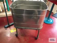 BISHOP STAINLESS STEEL TRUCK TUB WITH DRAIN