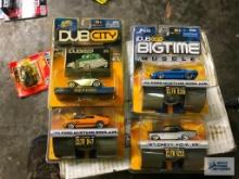 (4) DUB CITY COLLECTIBLE CARS. SEE PICTURES FOR TYPE AND MODELS.