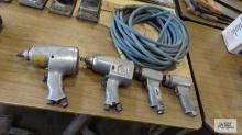 Florida pneumatic and Craftsman air impact wrenches and Ingersoll and Rand air high-speed sanders,