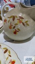 Hall jewel tea autumn leaf pitcher