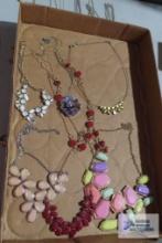 Decorative costume jewelry necklaces