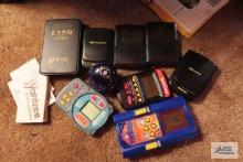 Variety of handheld games