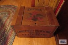 vintage Anheuser Busch Incorporated Budweiser crate