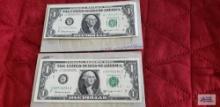 (2) 1963 one dollar Federal Reserve notes