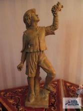 Clay figurine,...E963,...Meiselman Imports, Italy. 18 in. tall.