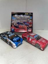 Tin Nascar Containers and Winners Circle Micro Machines Playset
