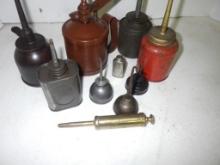 Vintage Hand Held Oil Dispensers