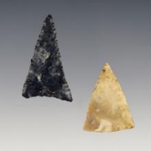 Pair of nice Ohio Triangle points The largest is 1 1/2".