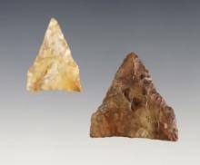 Pair of Plateau Pentagonal points found near the Columbia River. Largest is  1 5/8".