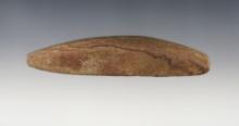 Well made 4 5/8" Bar Amulet - Bath Co., KY. Patinated Sandstone. Davis and Partain COA's.