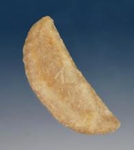 Classic style 1 7/8" Paleo Crescent with excellent flaking in perfect condition. South Oregon