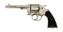 Original Scarce 1937 Georgia State Police Colt New Service .45 LC Nickel Revolver
