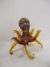 Vintage Art Glass Octopus