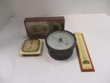 Four Taylor Weather Station Barometers