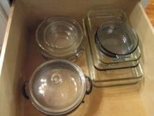 Pyrex, Anchor Hocking and Fire King Clear Bakeware