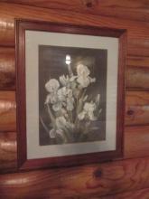 1985 Signed and Numbered Glynda Turley Iris Print