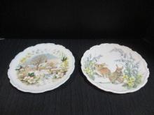 Two Royal Albert Bone China Collector Plates