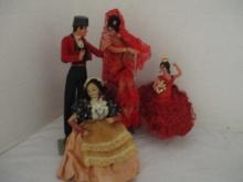 5 Flaminco Dolls