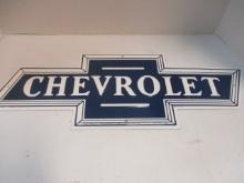 Chevrolet Bowtie Die-Cut Metal Sign