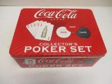 Coca-Cola Collector's Poker Set in Tin