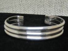Sterling Silver Vintage Mexican Cuff Bracelet