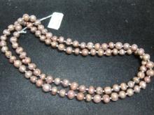 32" Hand Knotted Pearl Necklace