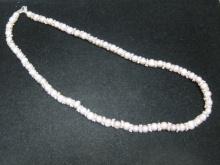 18" Sterling Silver and Fresh Water Pearl Necklace