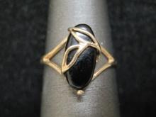10k Gold Black Onyx Ring