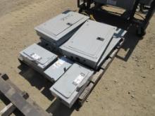 Lot Of Various Electrical Boxes & Breaker Boxes