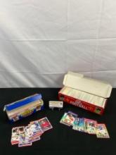 Approx. 1000+ pcs Vintage Collectible Trading Sports Cards Assortment. 1990 NFL, 1990 NHL. See pi...