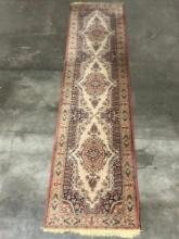 Tradition Runner Rug, Persian possibly Kashmiri in style, 139.5 x 32.5 inches