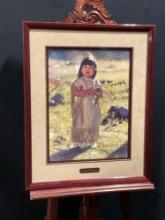 Framed Litho signed & #d 545/650 titled Anna Thorne by Don Crowley