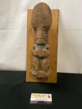 Handcrafted Tiki Totem Wall Hanging w/ backing