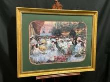 Framed Print titled Le Dinner a L Hotel Ritz Paris 1904 By Pierre George Jeanniot