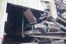 102' Double Trough Waste Conveyor w/14" Ladderback Chain, Elec S-Dr